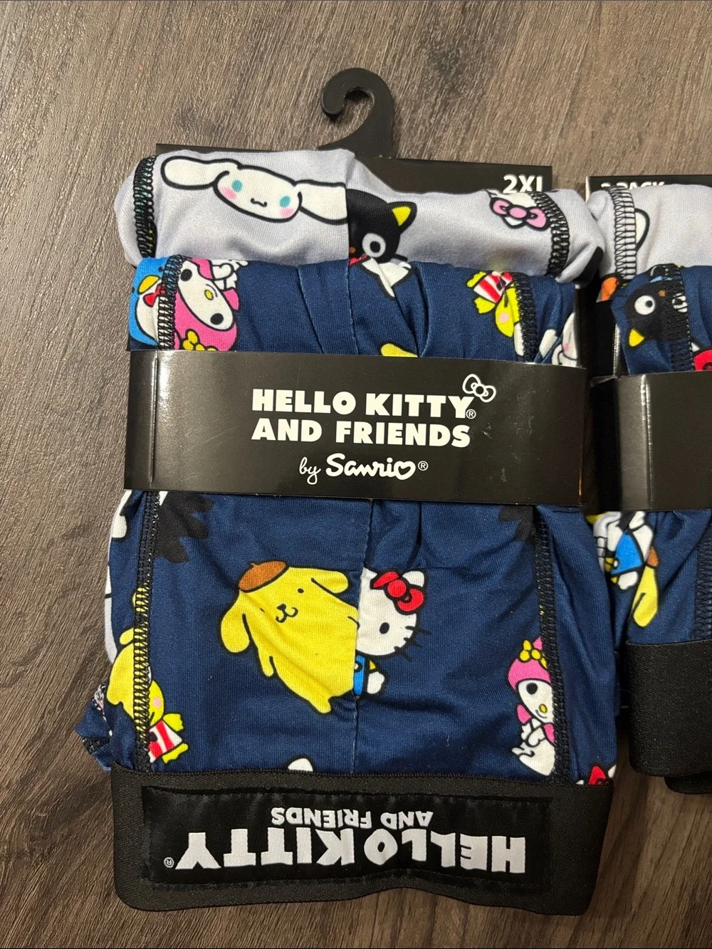 Hello Kitty and Friends Men Boxer Briefs!  2 Packs! 4 TOTAL PAIR!  Size 2XL NWT